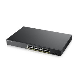 Switch Gestionable de 24 puertos 10/100/1000, POE 170W x2 puertos SFP, L2
