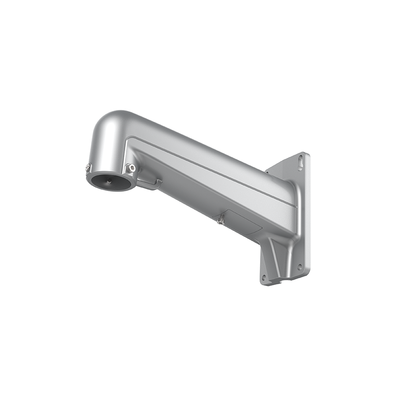 Soporte para domos motorizadas - Uso en pared - Apto para poste - Color gris (aleación de aluminio)