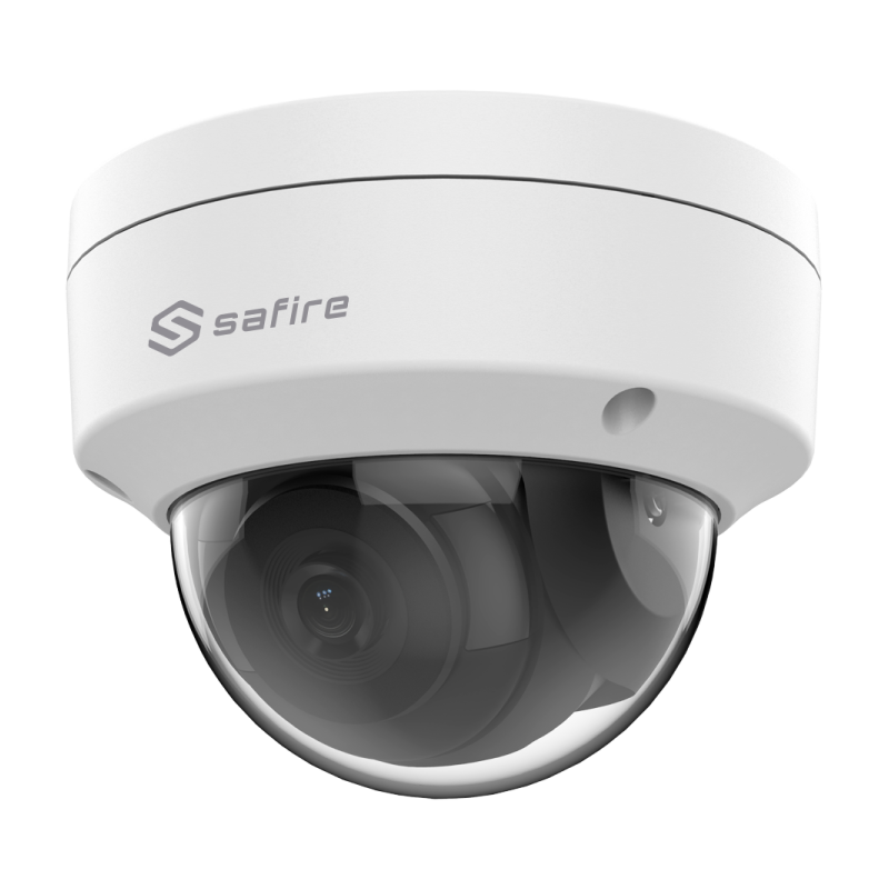 Cámara IP domo, 4Mpx, IR 30mts, 2.8mm, H265+, PoE802,3af, IP67. Motion Detection 2.0