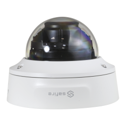 Cámara IP domo, 4Mpx, IR 40mts, 2.8-12mm motorizada, H265+, PoE802,3af, IP67, IK10