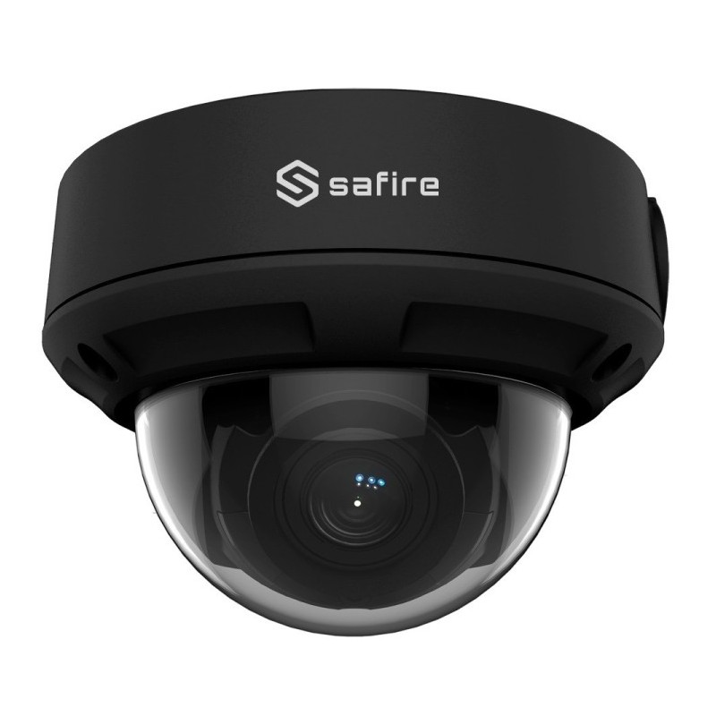 Cámara IP domo, 4Mpx, IR 30mts, lente motorizada 2.8-12mm, H265+, PoE802,3af, IP67