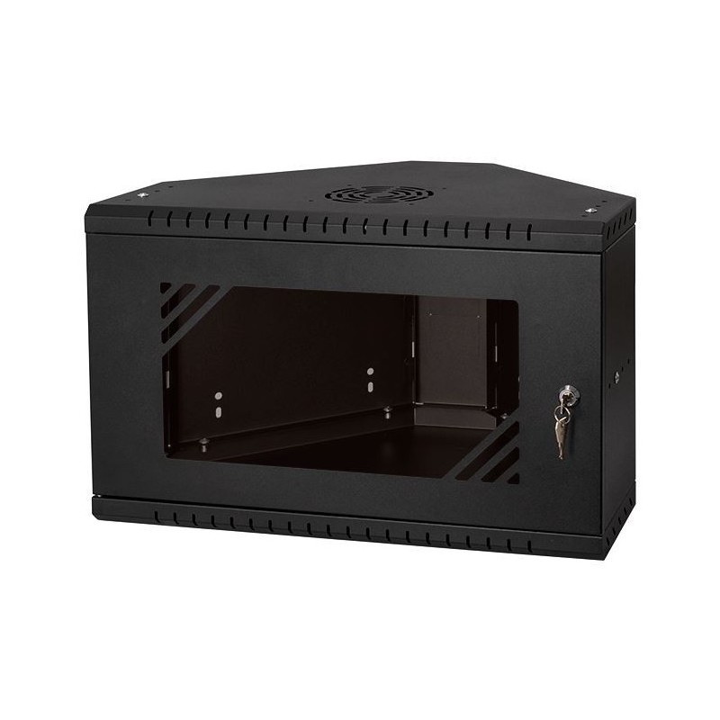 Rack de 19" 6U, Fondo 300mm, Vacío, DESMONTADO. Especial Esquinas