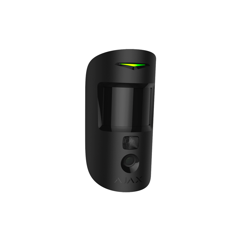 Fotodetector de movimiento PIR con petición de imagen, inalámbrico, anti-mascotas &lt20kg, distancia hasta 12mts, Grado 2. Negr