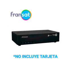 Receptor SAT (S2) FULL HD, H.264, sin Wifi, IR. 1 USB, 1 SCART, 3 salida RCA, PVR, S/PDIF. "Sin tarjeta"