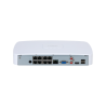 NVR 8ch IP PoE+ hasta 8Mpx, 80Mbps, H.265, 1 HDD