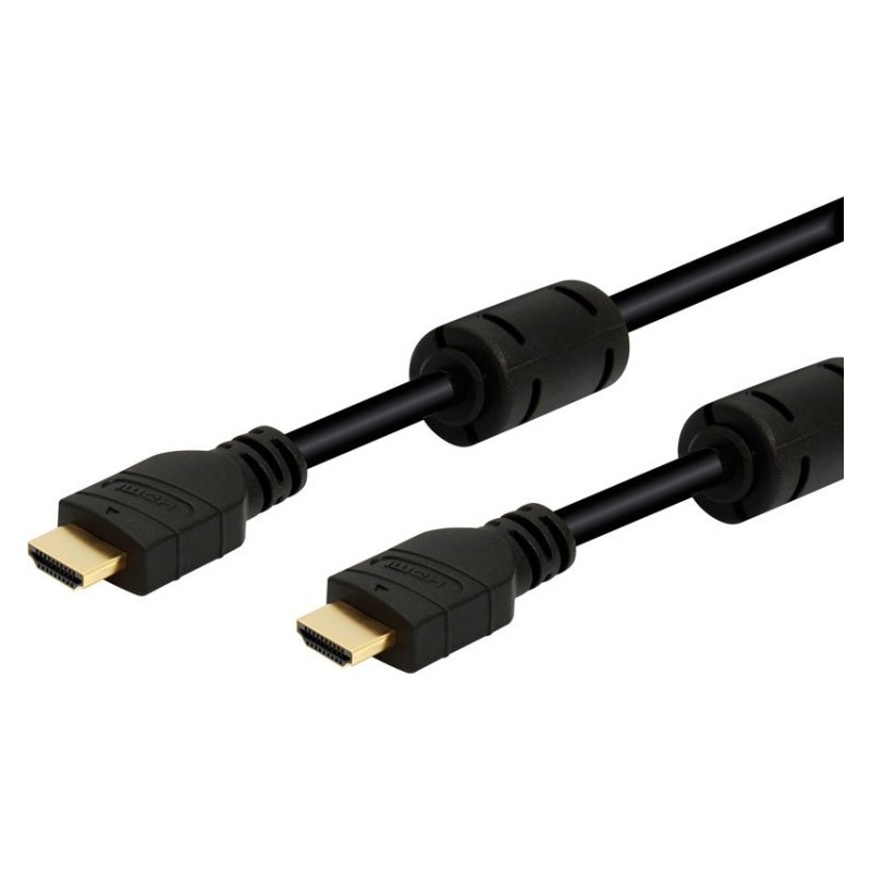 Cable HDMI 10 metros 2.0b, compatible 4K a 60Hz, Hi-Speed Ether, M-M con ferritas.