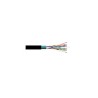 Cable CAT6 FTP, CCA, CPR-FCA, Polietileno (exterior), negro. Bobina 305mts