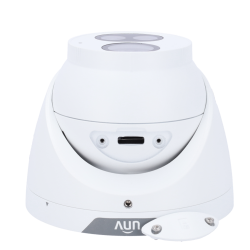 Cámara IP domo, 8Mpx, IR 30mts, lente 2.8mm, UltraH265, PoE802,3af, IP67, Active Deterrence