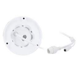 Cámara IP domo, 8Mpx, IR 30mts, lente 2.8mm, UltraH265, PoE802,3af, IP67, Active Deterrence