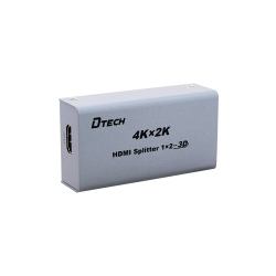 Repartidor HDMI 1entrada x2 salidas. Soporta 3840p, 3D/4K y audio DTS-HD