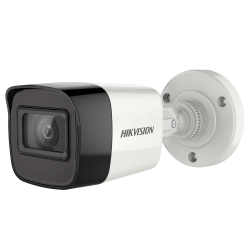 Cámara bullet 4 en 1, 8Mpx, 2.8mm, IR 30mts. IP67, gris.