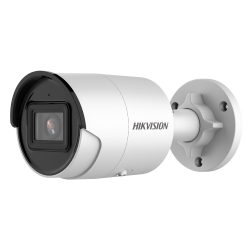 Cámara IP bullet, 8MPx, IR 40mts, 2.8mm, H.265+, PoE802.3af.  IP67, Motion Detection 2.0 de humanos y vehículos