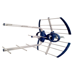 Antena 5G UHF pasiva  (470 - 694 MHz) con conector F.G 17dB. Filtro 5G. Alto rechazo