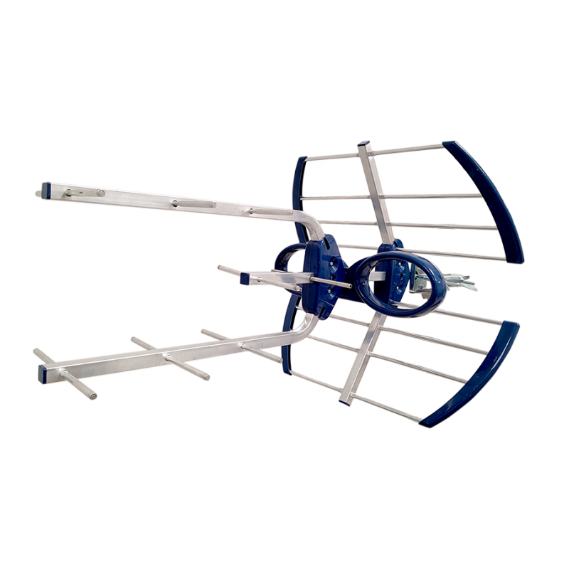 Antena 5G UHF pasiva  (470 - 694 MHz) con conector F.G 17dB. Filtro 5G. Alto rechazo