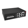 Switch de 4 puertos 10/100/1000 POE (65W) + x2 puertos Gigabit . Sobremesa