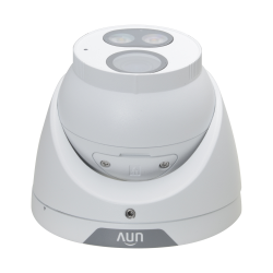 Cámara IP domo, 5Mpx, Luz blanca 30mts ColorHunter, 2.8mm, UltraH265, PoE802,3af, IP67