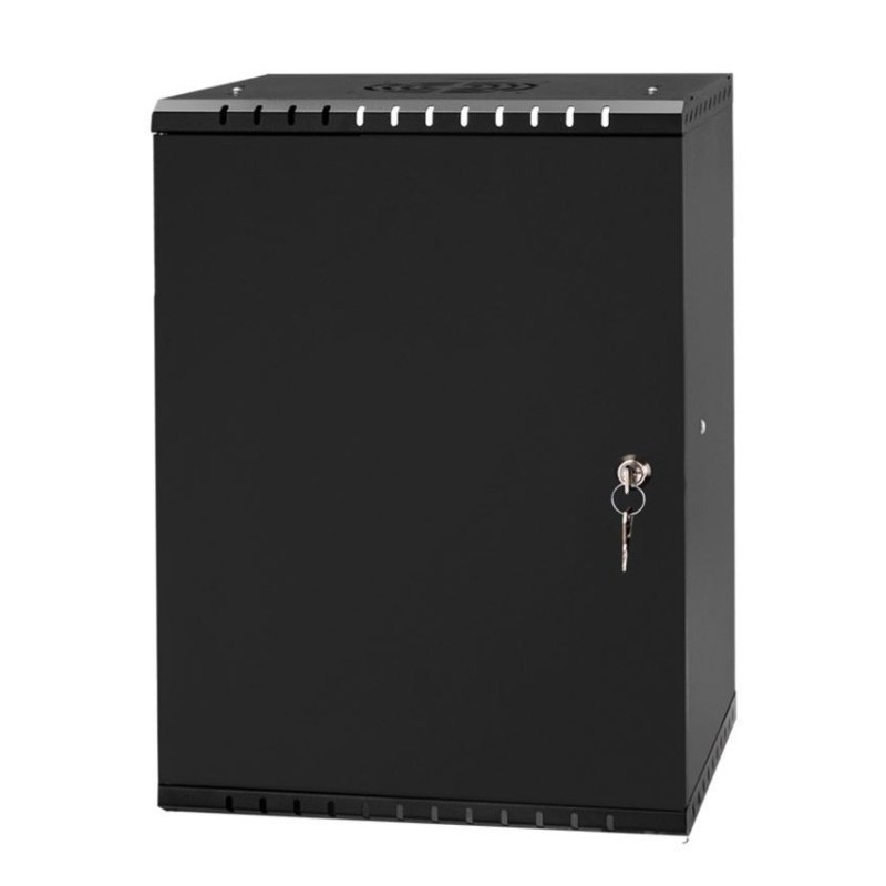 Rack de pared 10", 9U, F300 / AN292 / AL452mm, carga 25Kg, vacío. DESMONTADO