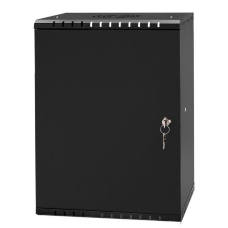 Rack de pared 10", 9U, F300 / AN292 / AL452mm, carga 25Kg, vacío. DESMONTADO