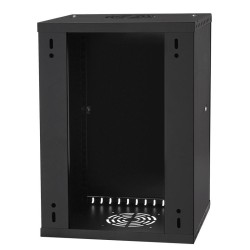 Rack de pared 10", 9U, F300 / AN292 / AL452mm, carga 25Kg, vacío. DESMONTADO