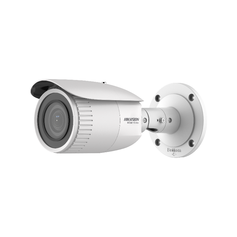 Cámara IP bullet, 4MPx, IR 50mts, 2.8-12mm, H.265+, Motion Detection 2.0,  PoE802.3af.  IP67