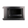 Rack de pared 19", 4U. F450 /  AN600 /  AL280 mm. Hasta 20Kg, x2 ventiladores. Sin Accesorios. Desmontado