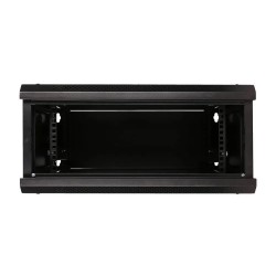 Rack de pared 19", 4U. F450 /  AN600 /  AL280 mm. Hasta 20Kg, x2 ventiladores. Sin Accesorios. Desmontado