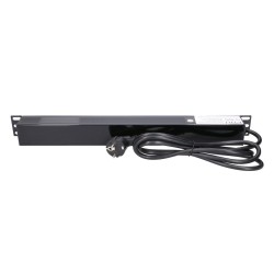Distribuidor de potencia de 16A, x7 Schuko + interruptor. Cable de 2mts