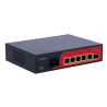 Switch de 3 puertos 10/100/1000 POE/POE+, 1x Puerto Gb HIPOE 60W, x1 UPLINK, 1x SFP. Total 65W