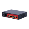 Switch de 3 puertos 10/100/1000 POE/POE+, 1x Puerto Gb HIPOE 60W, x1 UPLINK, 1x SFP. Total 65W