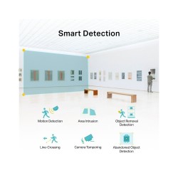 Cámara IP domo, 3Mpx, Lente 2.8mm, IR 30mts. IPK08. Smart Event. Audio