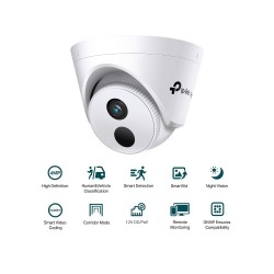 Cámara IP turret, 4Mpx, Lente 2.8mm, IR 30mts. Interior. Smart Event