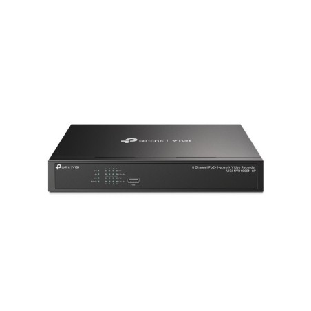 NVR 8ch IP PoE hasta 8Mpx, 80Mbps, H.265+, 53W, 1 HDD