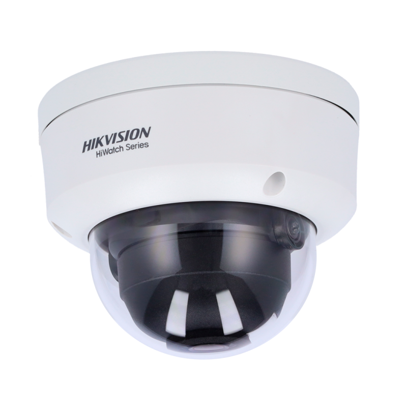 Cámara IP domo, 4MPx, Led blanco 30mts ColorVu, 2.8mm, H.265+, PoE802.3af, IP67