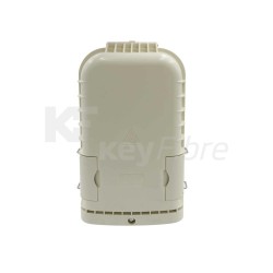 Caja para hasta 16 abonados, 4E de cable, cassette 1x8 incluido, IP65 (exterior). Beige