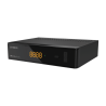 Receptor SAT (S2), FULL HD, H.264. 1 USB, 1 SCART, PVR, 1 audio jack, S/PDIF. Con opción PVR