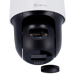 Cámara IP domo PT, 2Mpx Ultra Low Light, Dual Light IR 30mts, 2.8mm, H264+,H265+, PoE802,3af, IP66