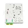 Roseta superficie F.O con cassette interno, 2x pigtail SC/APC, 2x adaptador SC/APC (capacidad x2 SC)
