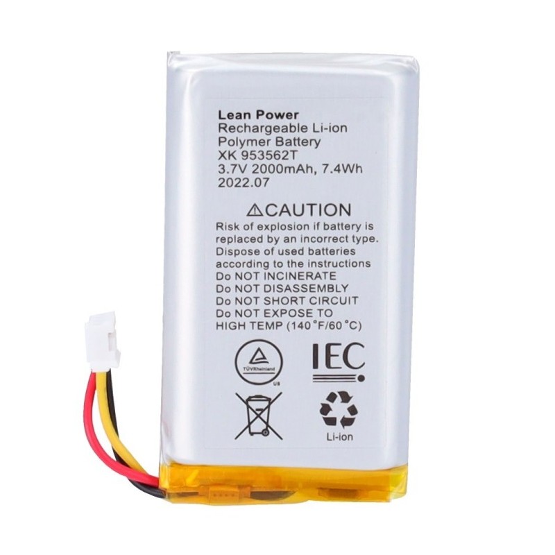 Batería de respaldo para Hub, Hub Plus, Hub2 (2G). Conexión 3 pines