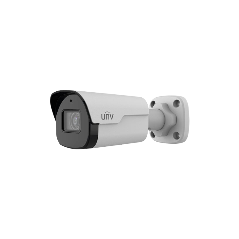 Cámara IP bullet, 4Mpx, IR 40mts, 1/3", 4mm. IP67, IA, micrófono integrado
