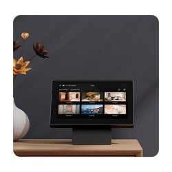 Monitor de 7" WiFi, 2 hilos,  2.4/5GHz y MicroSD.  App móvil P2P, para Kits Ezviz.