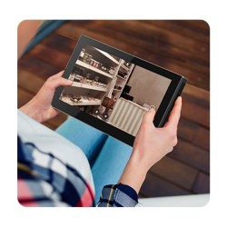 Monitor de 7" WiFi, 2 hilos,  2.4/5GHz y MicroSD.  App móvil P2P, para Kits Ezviz.