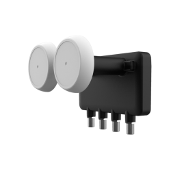 Lnb Quad (4 Receptores), Monoblock 6 (Astra 19.2 - Hot Bird 13), 58-68dB, 0,1dB ruido