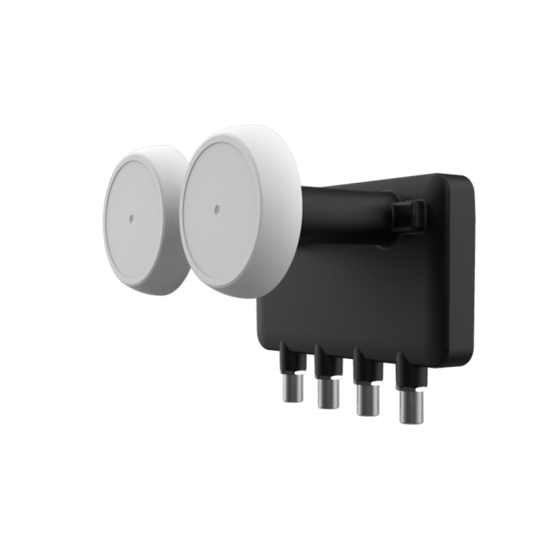 Lnb Quad (4 Receptores), Monoblock 6 (Astra 19.2 - Hot Bird 13), 58-68dB, 0,1dB ruido