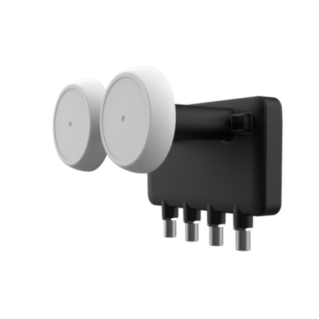 Lnb Quad (4 Receptores), Monoblock 6 (Astra 19.2 - Hot Bird 13), 58-68dB, 0,1dB ruido