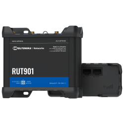 Router 4G Industrial 2,4Ghz x4 10/100, Dual SIM 4G (LTE) Cat 4 hasta 150Mbpsm 1x Entrada + 1x Salida Digital