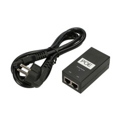 Adaptador POE 24V, 0,5A, 12W, AC cable incluido