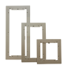 Marco Embellecedor Aluminio Anodizado para 1 módulo Ikall / Ikall Metal