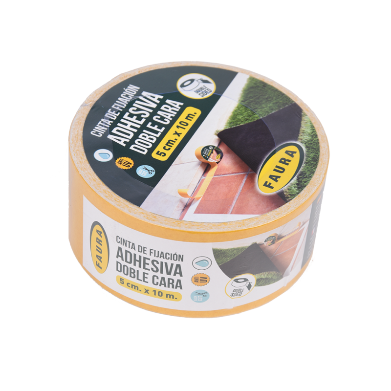 ROLLO CINTA FIJACIÓN ADHESIVA D/CARA 5cmX30m