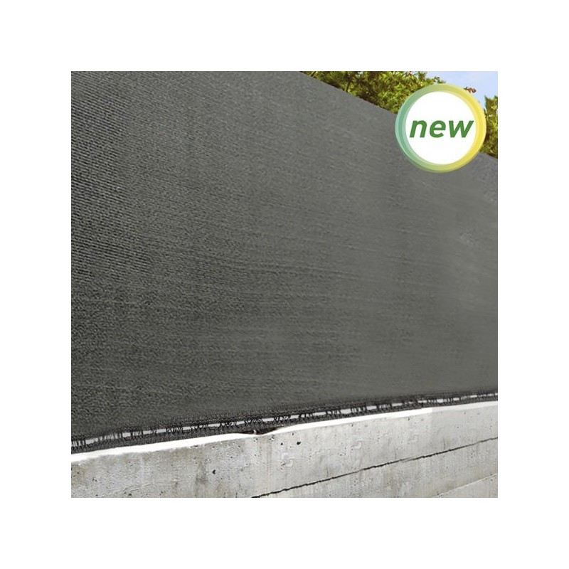 MALLA OCULTACIÓN 230gr.PREMIUM ANTRACITA 1x5 M           (FAB. EUROPA)