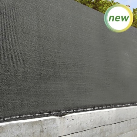 MALLA OCULTACIÓN 230gr.PREMIUM ANTRACITA 1x5 M           (FAB. EUROPA)